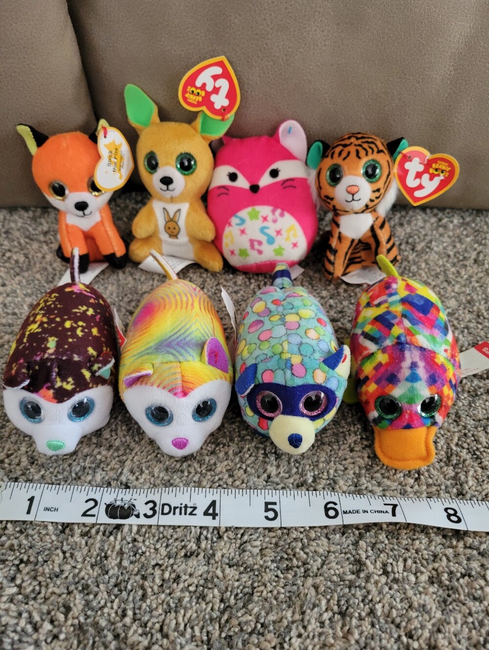 Mini plush animals bundle- mostly ty minis